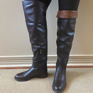 Franco Sarto NWOB Brown OTK Boots (8 US)